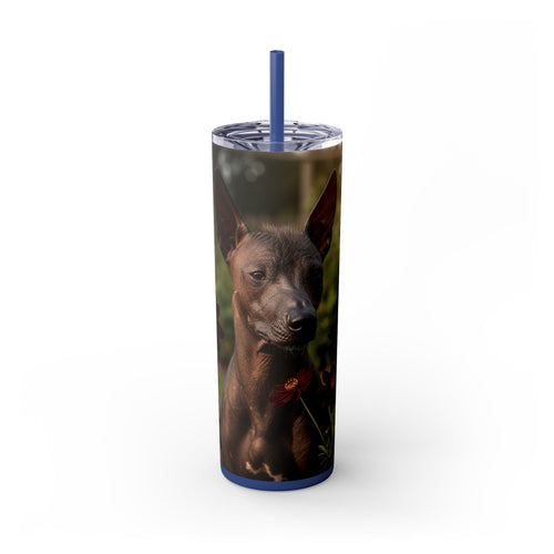 Skinny Tumbler with Straw – 20 oz Stainless Steel Cup