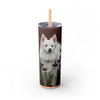 Skinny Tumbler with Straw – 20 oz Stainless Steel Cup