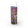 Skinny Tumbler with Straw – 20 oz Stainless Steel Cup