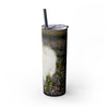 Skinny Tumbler with Straw – 20 oz Stainless Steel Cup