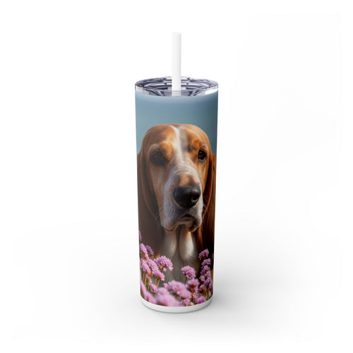 Skinny Tumbler with Straw – 20 oz Stainless Steel Cup