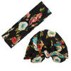 Floral print soft headband