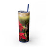Skinny Tumbler with Straw – 20 oz Stainless Steel Cup