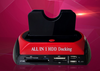 Cradle Multi-Function HDD Block HDD Holder With Card Reader HDD Enclosure