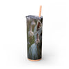 Skinny Tumbler with Straw – 20 oz Stainless Steel Cup