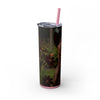 Skinny Tumbler with Straw – 20 oz Stainless Steel Cup