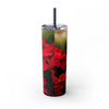 Skinny Tumbler with Straw – 20 oz Stainless Steel Cup