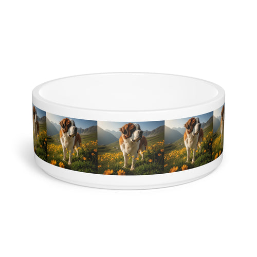Ceramic Pet Bowl – 16 oz Dog Feeding Bowl