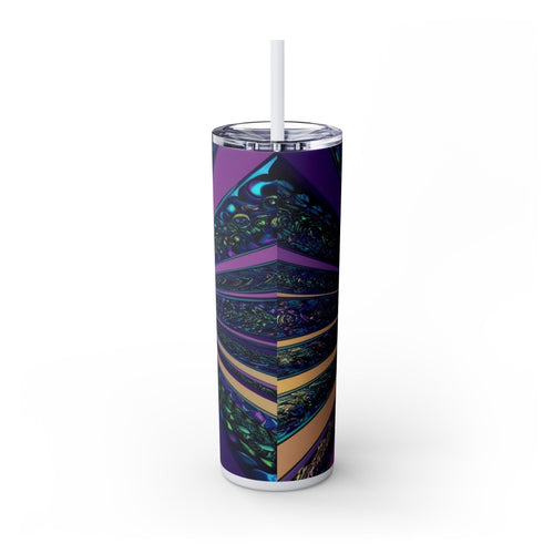 Skinny Tumbler with Straw – 20 oz Stainless Steel Cup