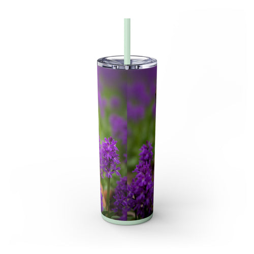 Skinny Tumbler with Straw – 20 oz Stainless Steel Cup
