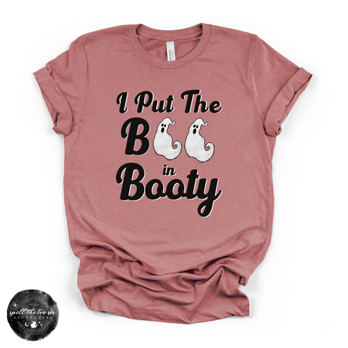 Boo in Booty Tee | Funny Pirate Ghost Halloween Graphic T-Shirt
