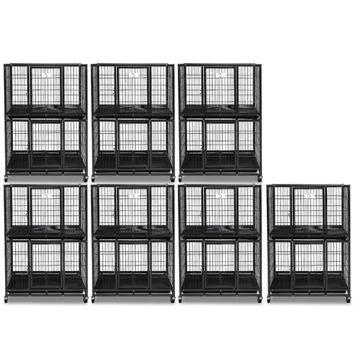 31 Two-Tier Dog Crate 46A