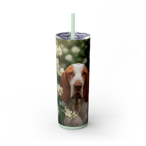 Skinny Tumbler with Straw – 20 oz Stainless Steel Cup