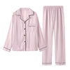 Striped Luxury New Plus Size Silk Loungewear