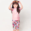 Children Girls Baby Split Print Swimsuit