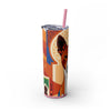 Skinny Tumbler with Straw – 20 oz Stainless Steel Cup
