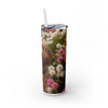 Skinny Tumbler with Straw – 20 oz Stainless Steel Cup