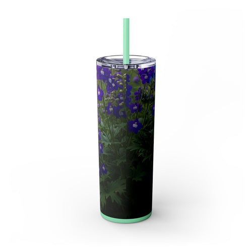 Skinny Tumbler with Straw – 20 oz Stainless Steel Cup