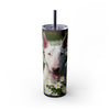 Skinny Tumbler with Straw – 20 oz Stainless Steel Cup
