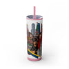 Skinny Tumbler with Straw – 20 oz Stainless Steel Cup