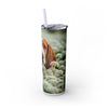 Skinny Tumbler with Straw – 20 oz Stainless Steel Cup