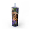 Skinny Tumbler with Straw – 20 oz Stainless Steel Cup