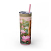 Skinny Tumbler with Straw – 20 oz Stainless Steel Cup