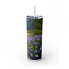 Skinny Tumbler with Straw – 20 oz Stainless Steel Cup