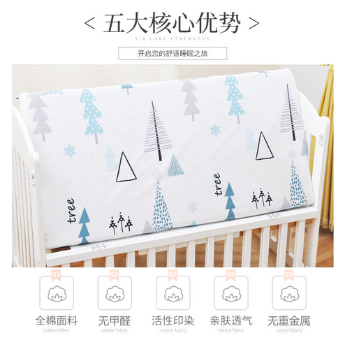 Baby's bed cotton bed sheet baby's mother and baby's products ins children's cartoon bed cover