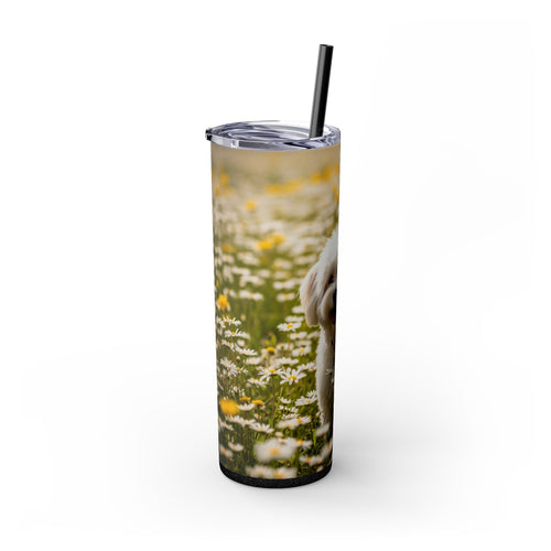 Skinny Tumbler with Straw – 20 oz Stainless Steel Cup
