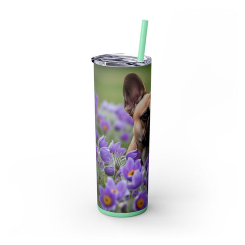 Skinny Tumbler with Straw – 20 oz Stainless Steel Cup