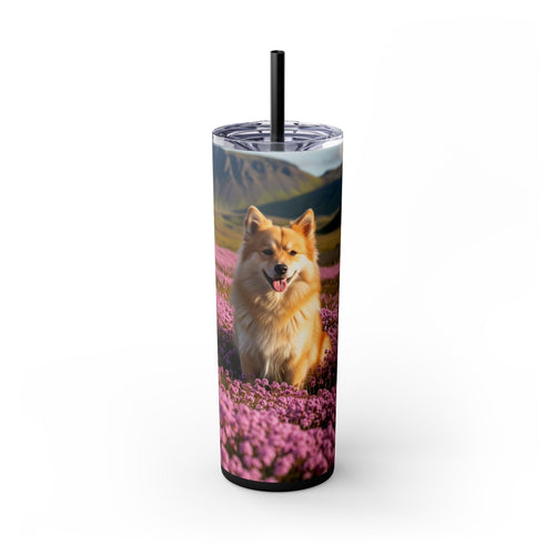 Skinny Tumbler with Straw – 20 oz Stainless Steel Cup