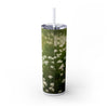 Skinny Tumbler with Straw – 20 oz Stainless Steel Cup