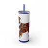 Skinny Tumbler with Straw – 20 oz Stainless Steel Cup