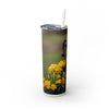 Skinny Tumbler with Straw – 20 oz Stainless Steel Cup