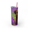 Skinny Tumbler with Straw – 20 oz Stainless Steel Cup