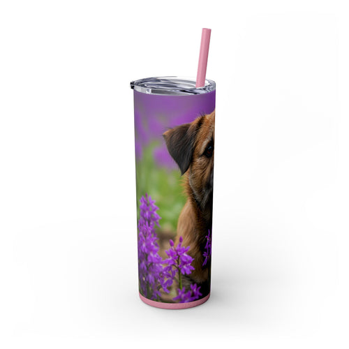 Skinny Tumbler with Straw – 20 oz Stainless Steel Cup