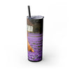 Skinny Tumbler with Straw – 20 oz Stainless Steel Cup