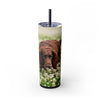 Skinny Tumbler with Straw – 20 oz Stainless Steel Cup
