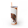Skinny Tumbler with Straw – 20 oz Stainless Steel Cup