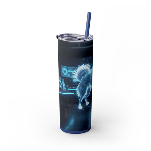 Skinny Tumbler with Straw – 20 oz Stainless Steel Cup