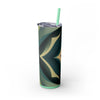 Skinny Tumbler with Straw – 20 oz Stainless Steel Cup