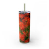 Skinny Tumbler with Straw – 20 oz Stainless Steel Cup
