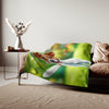 Sweatshirt Blanket – Plush Fleece Throw, 2 Size Options