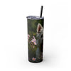 Skinny Tumbler with Straw – 20 oz Stainless Steel Cup