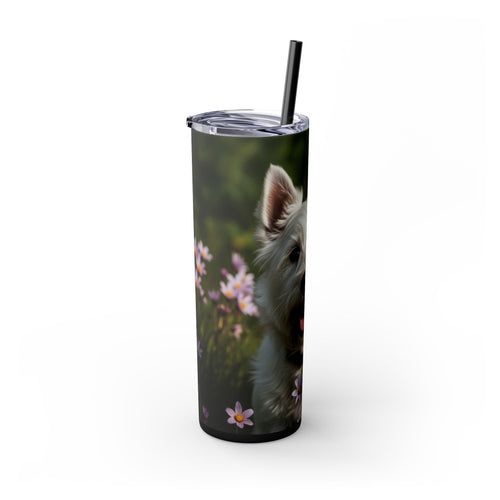 Skinny Tumbler with Straw – 20 oz Stainless Steel Cup