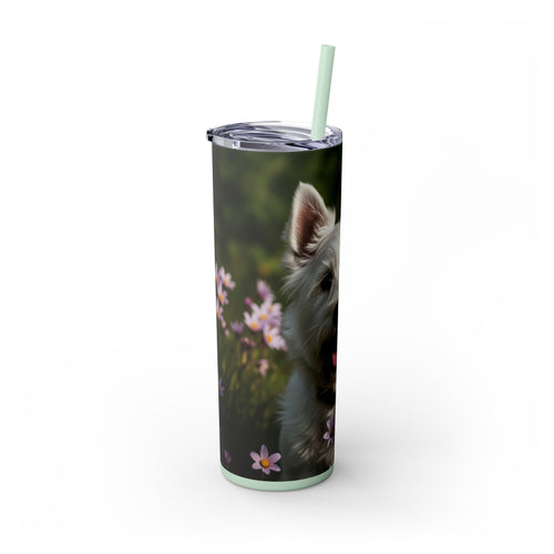 Skinny Tumbler with Straw – 20 oz Stainless Steel Cup