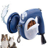 5 In 1 Multifunctional Dog Waterproof Automatic Led Retractable Leash with Poop Bag