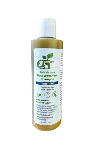 4-HAIRLESS PETS SENSITIVE WATERLESS SHAMPOO