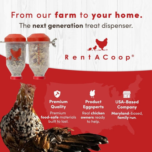 RentACoop Small Chicken Treat Dispenser